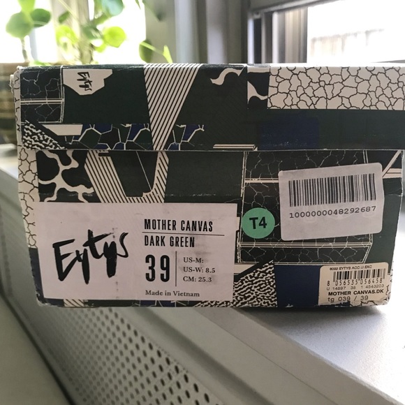 EYTYS Mother Canvas Sneakers - green, platform, unisex, minimal, cork, swedish - Picture 12 of 12